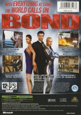 007 Everything or Nothing (USA) box cover back